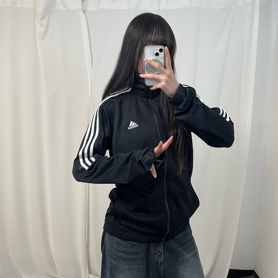 Adidas Black Track Jacket 상품이미지2