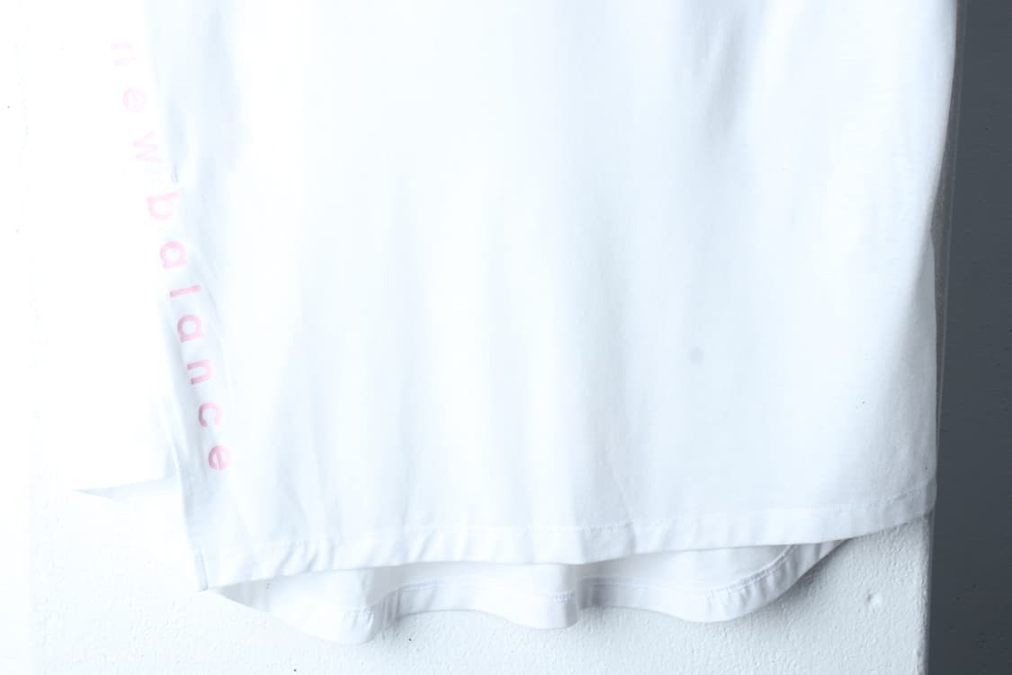 W(M) 뉴발란스 반팔 티셔츠 레터링 레이어드 화이트-H30447 상품이미지4