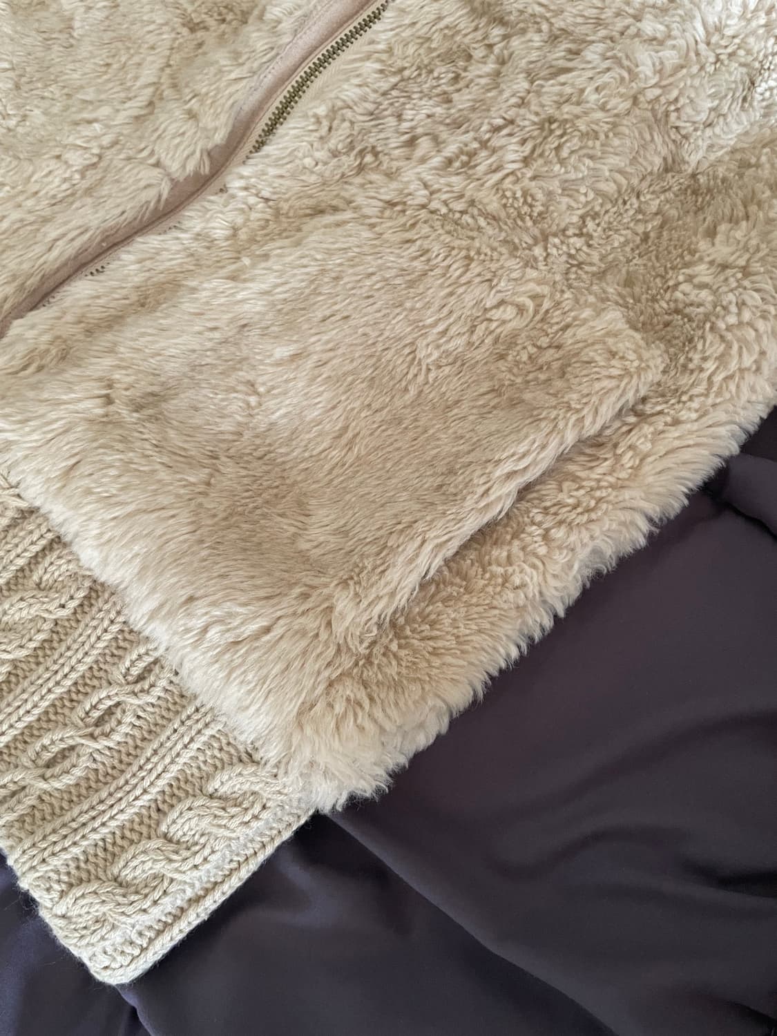 걸스🐶)빈티지 퍼자켓 상품이미지5