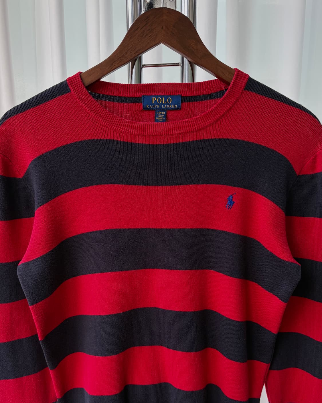 [S]폴로 랄프로렌 스트라이프 단가라 니트 상품이미지4