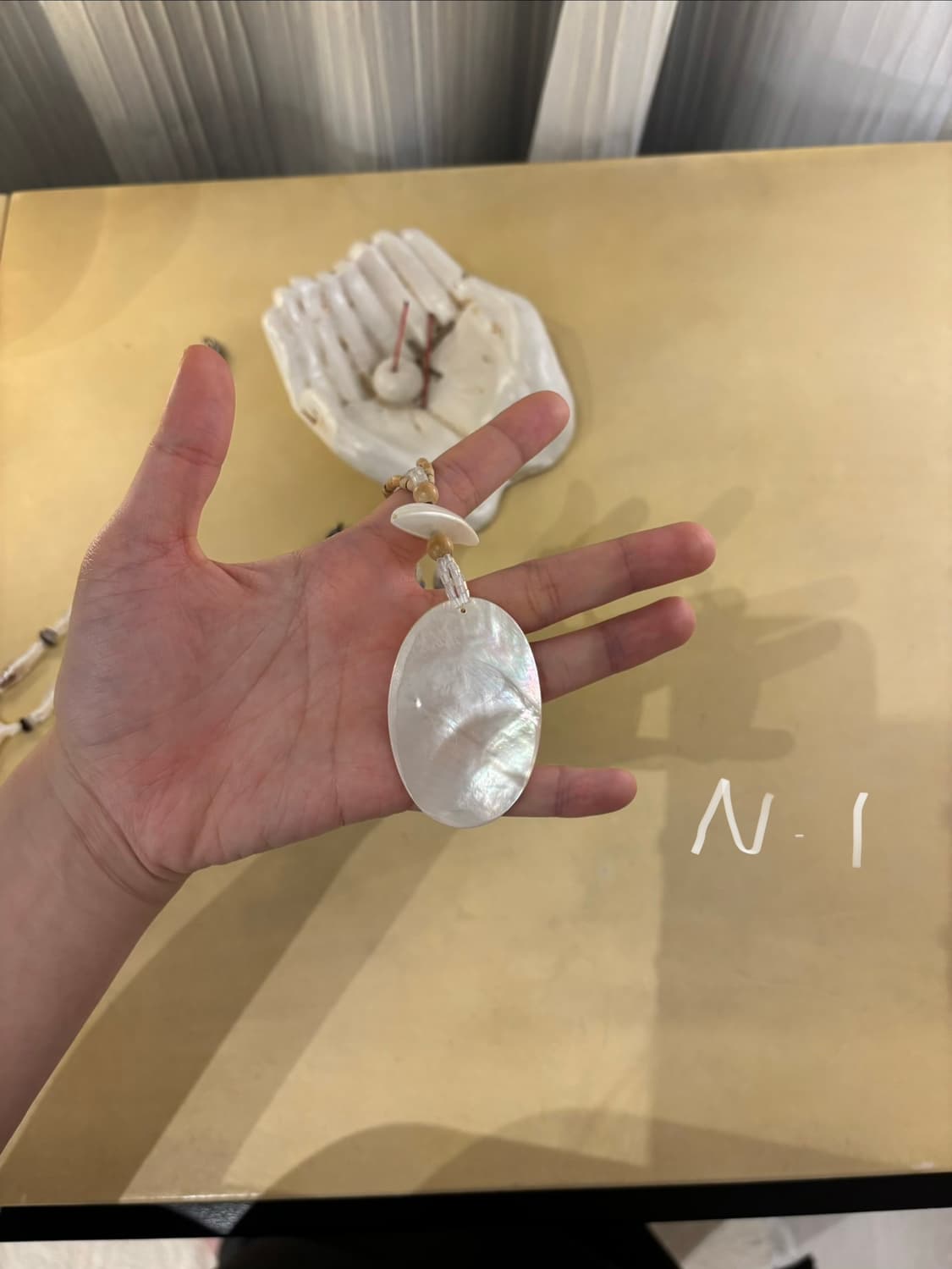 자개 빈티지목걸이 N.01 nacred necklace 상품이미지4