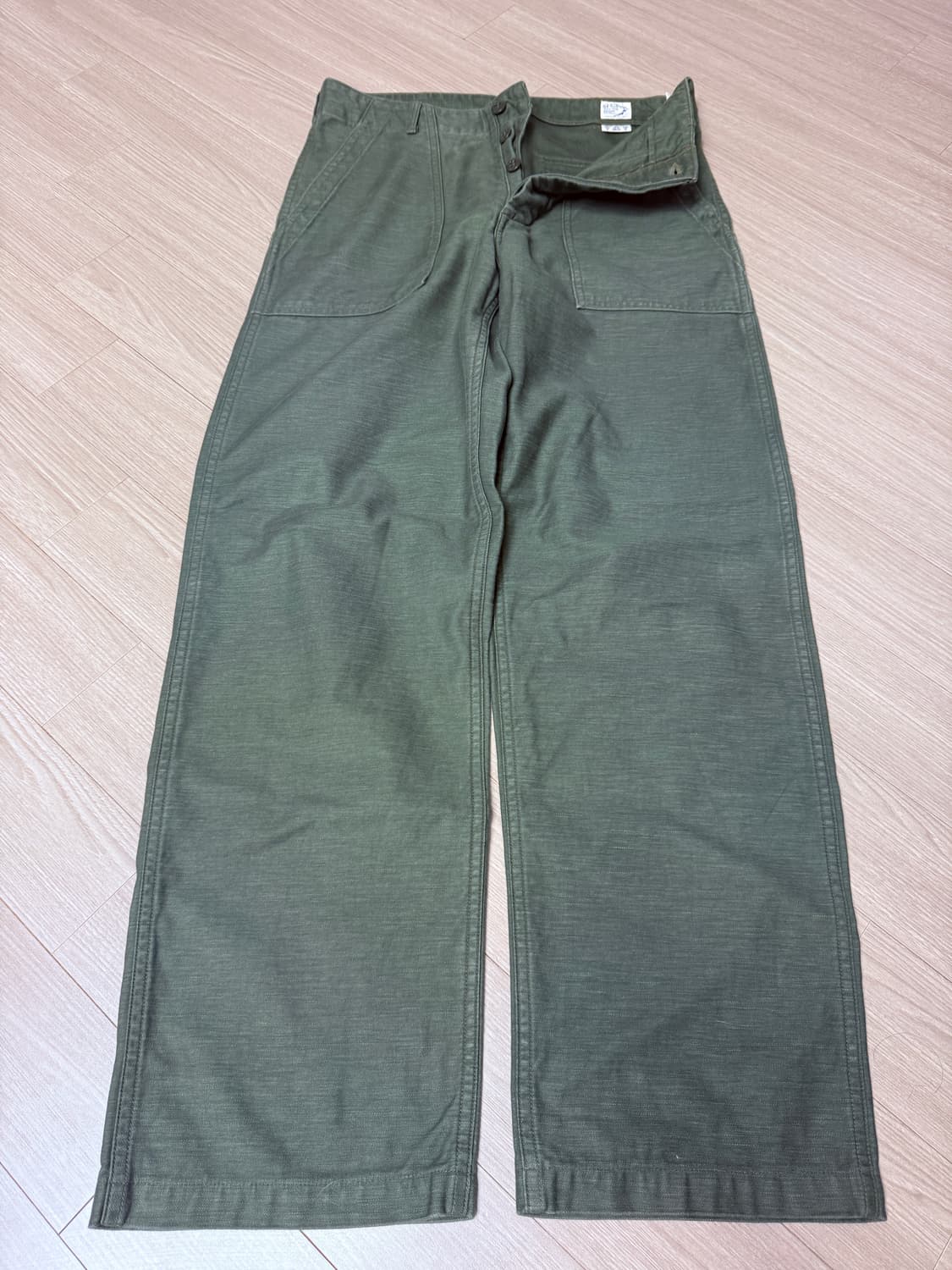 orslow 오어슬로우 퍼티그 레귤러핏 2사이즈 노수선 상품이미지1