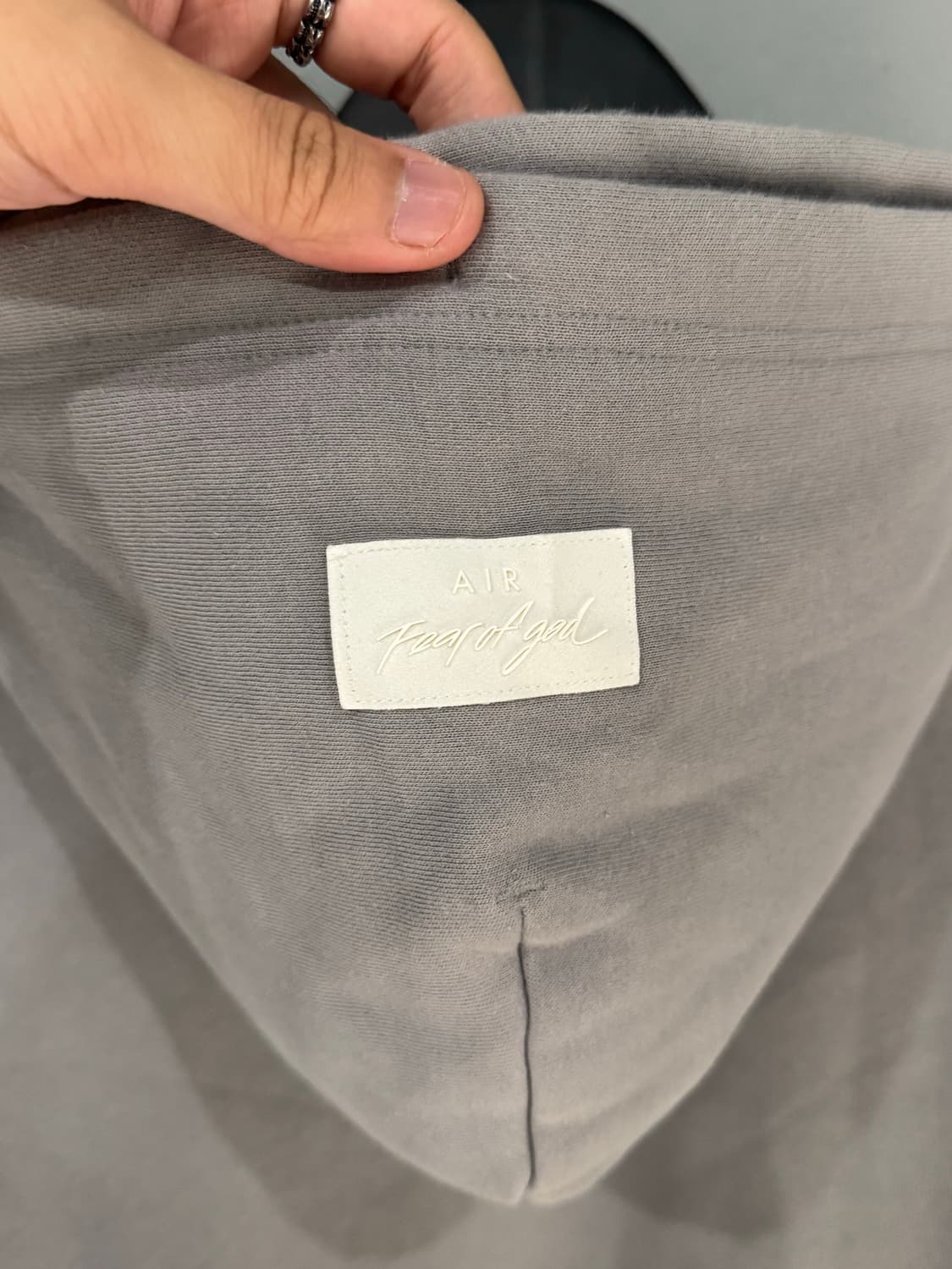 나이키 X 피어오브갓 그레이 더블 후드 상품이미지8