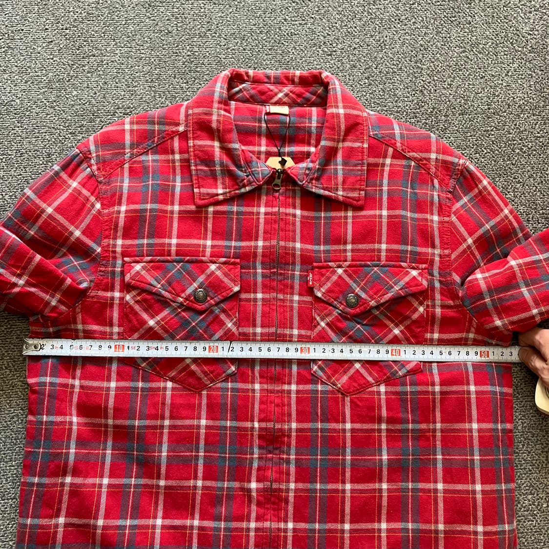 121 리바이스 누빔 셔츠 자켓 상품이미지5