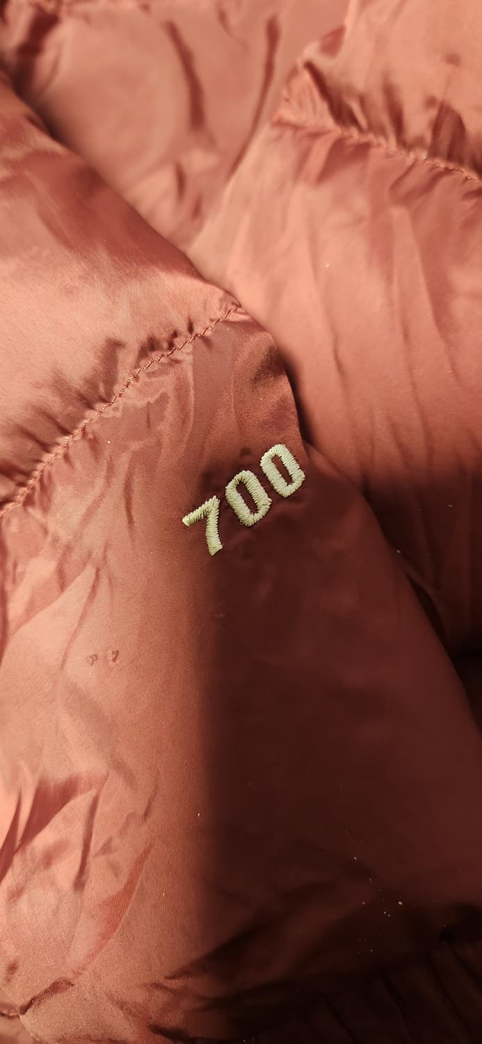 빈티지 노스페이스 700 브라운 버건디 패딩 상품이미지6