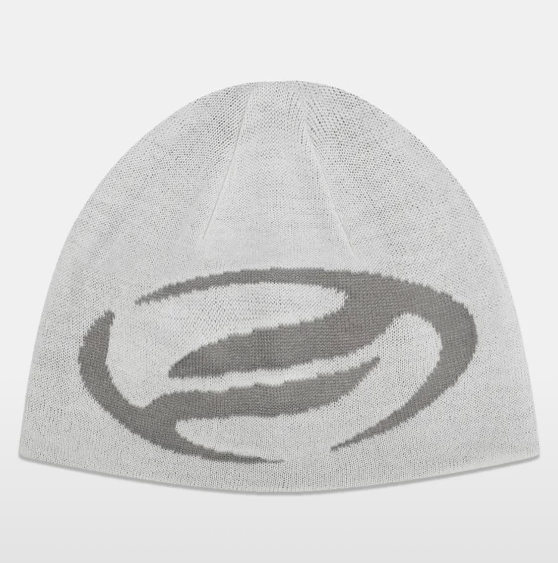 빅 로고 자카드 비니 [화이트] 상품이미지1