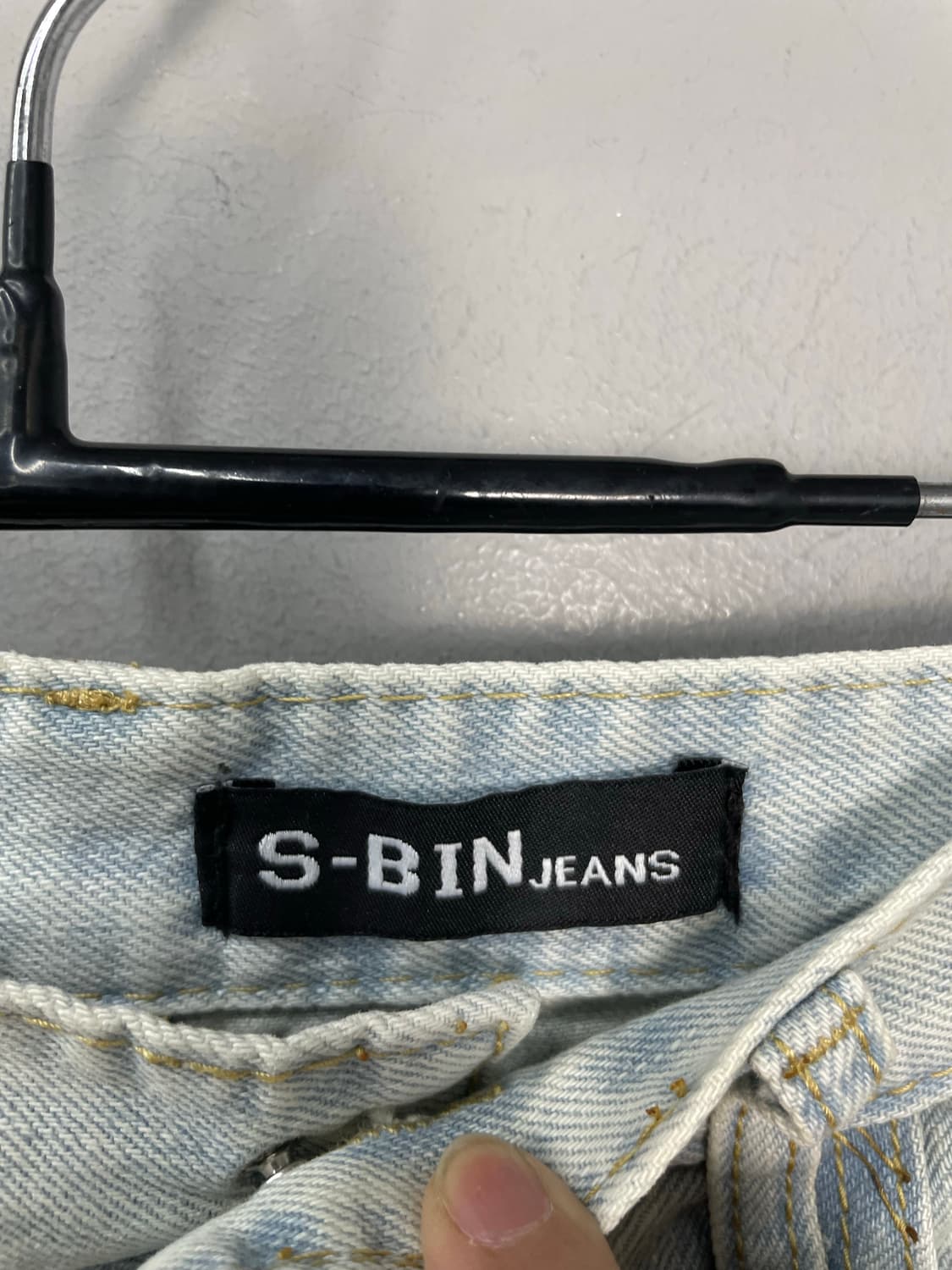 에스빈 진스 연청 와이드 데님 팬츠 H1551 상품이미지5