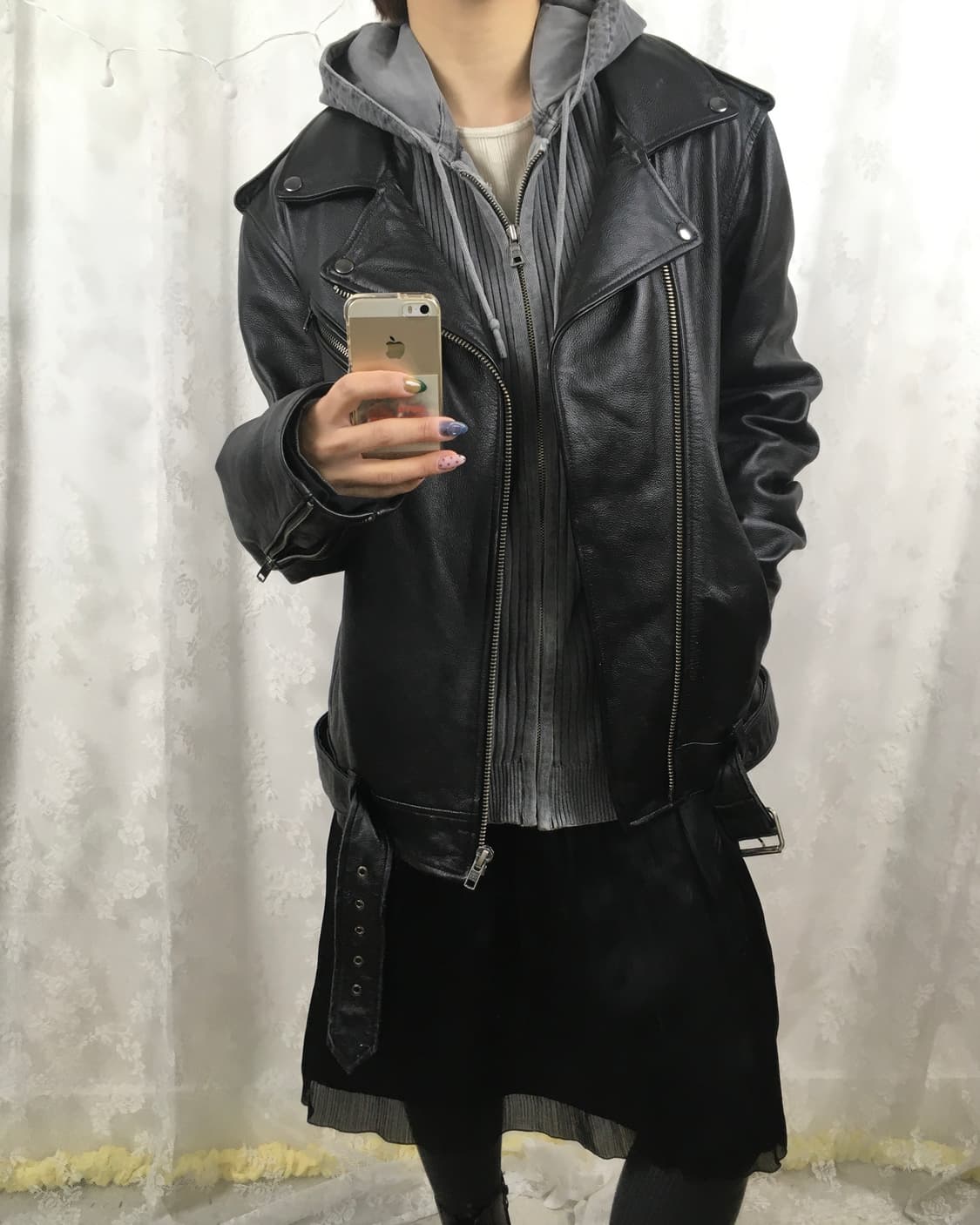 Classic Cowhide Rider Jacket 상품이미지8