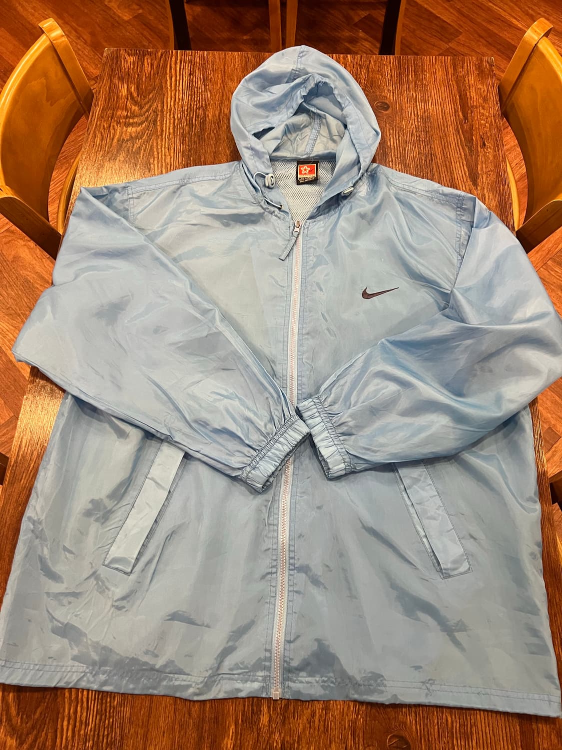 스카이 블루 바람막이 2xl 상품이미지1