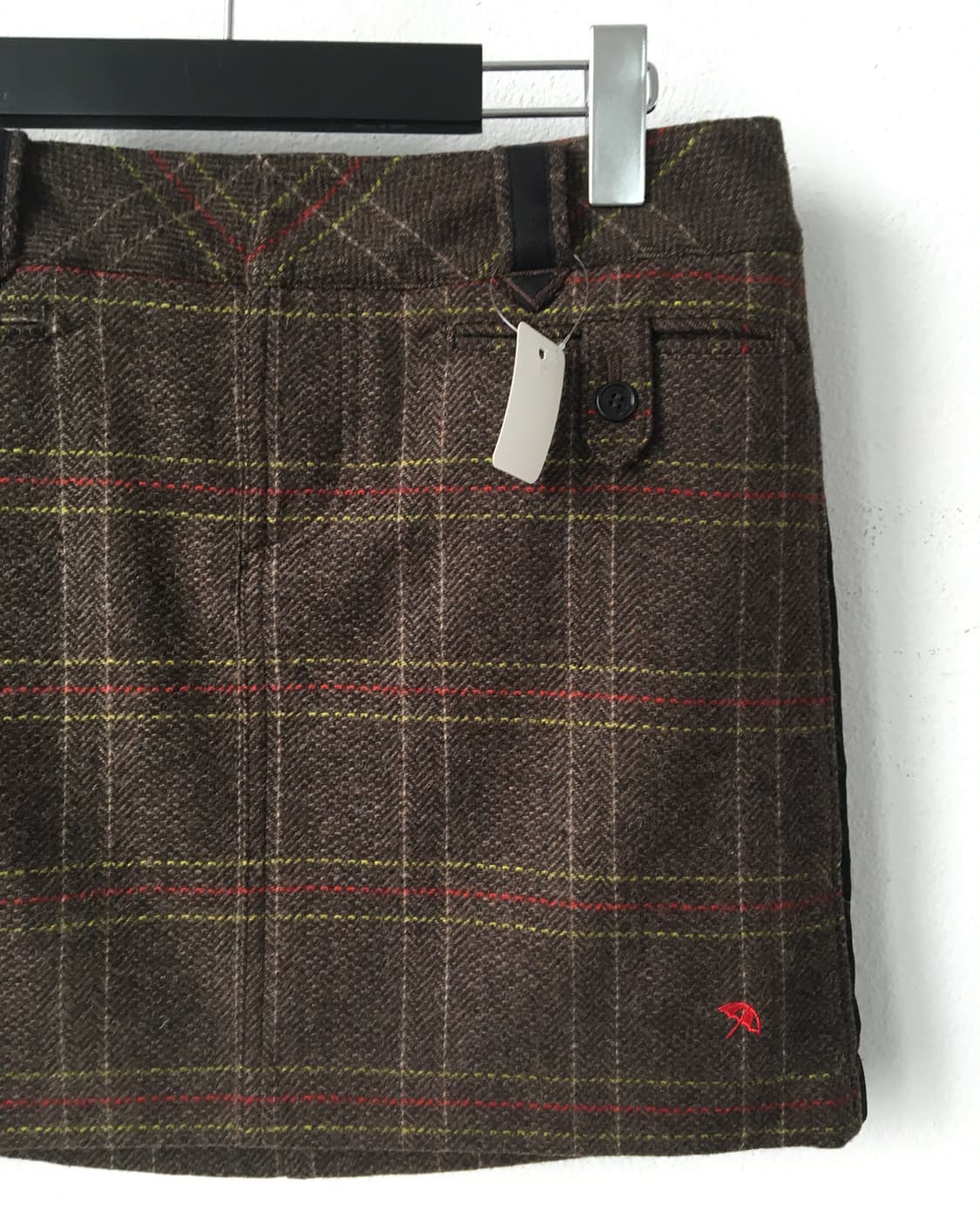 Check pattern mini skirt 상품이미지3