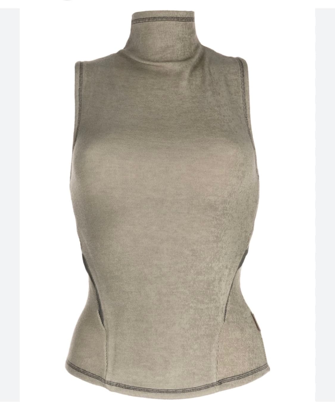 혜인서 하이넥 코튼 슬리브리스 그레이 상품이미지3