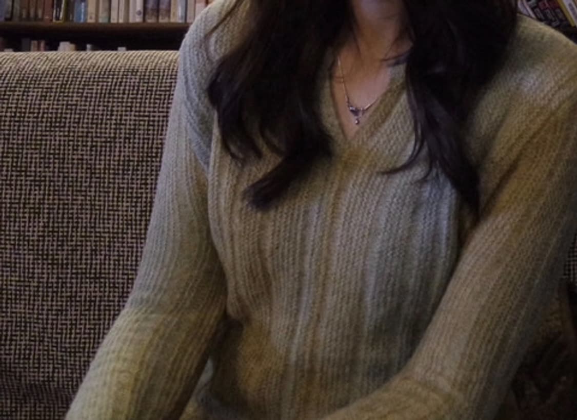 컬러인아이디 브이넥 니트 상품이미지2