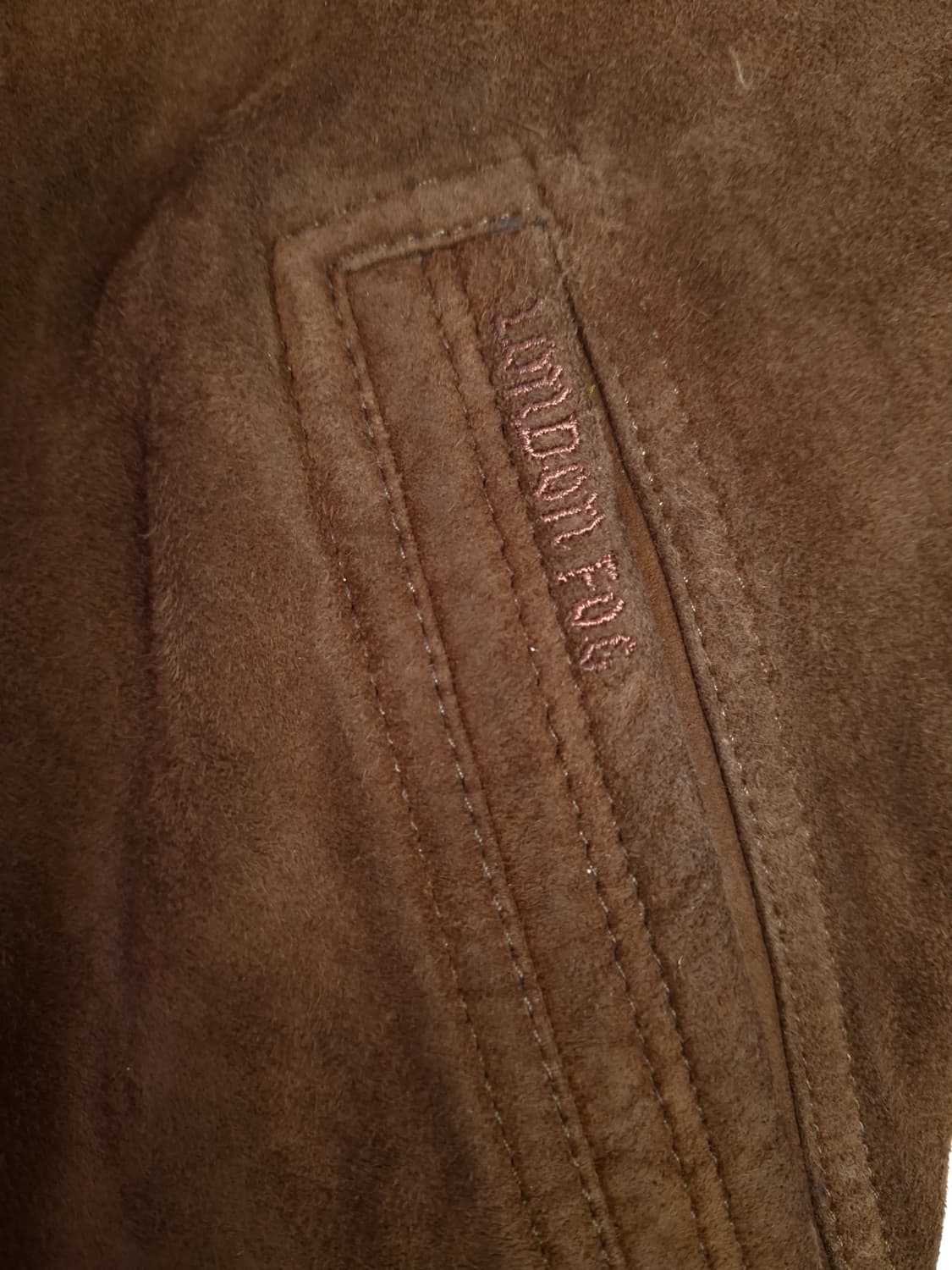 오리지날 80's 국내산 런던포그 리얼 산양 스웨이드 블루종 자켓 상품이미지3