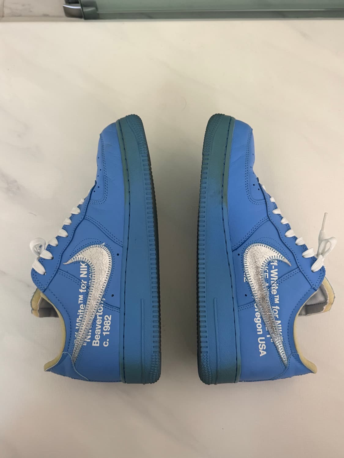 Nike  Off White Air Force 1 University 상품이미지4