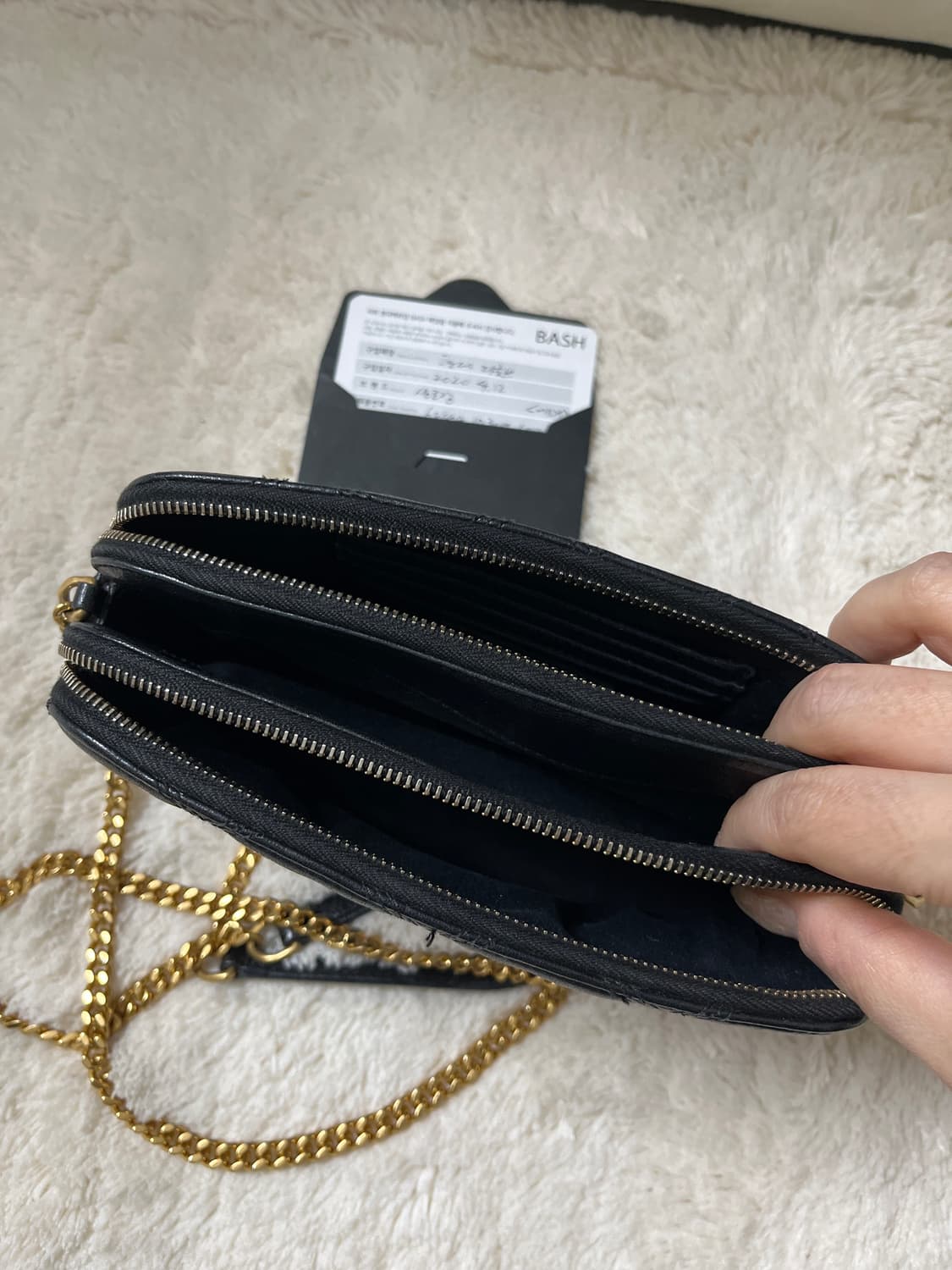 생로랑 베키 더블 지퍼 크로스백 상품이미지7