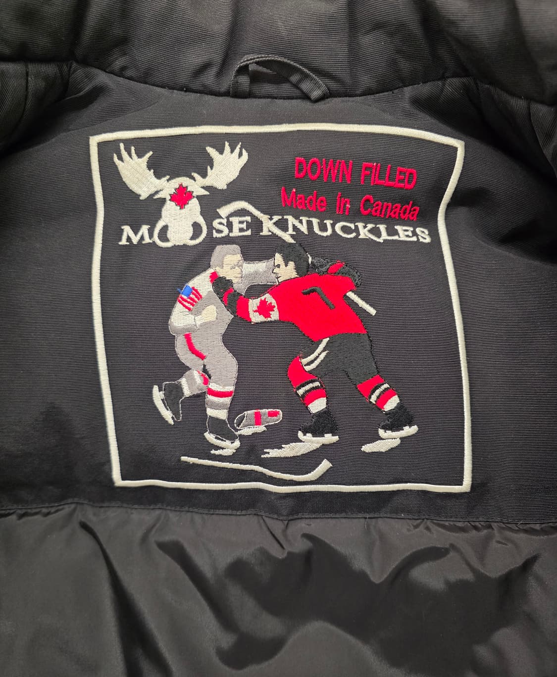 무스너클 남성 덕다운 패딩. 싸이즈 90~95 상품이미지4