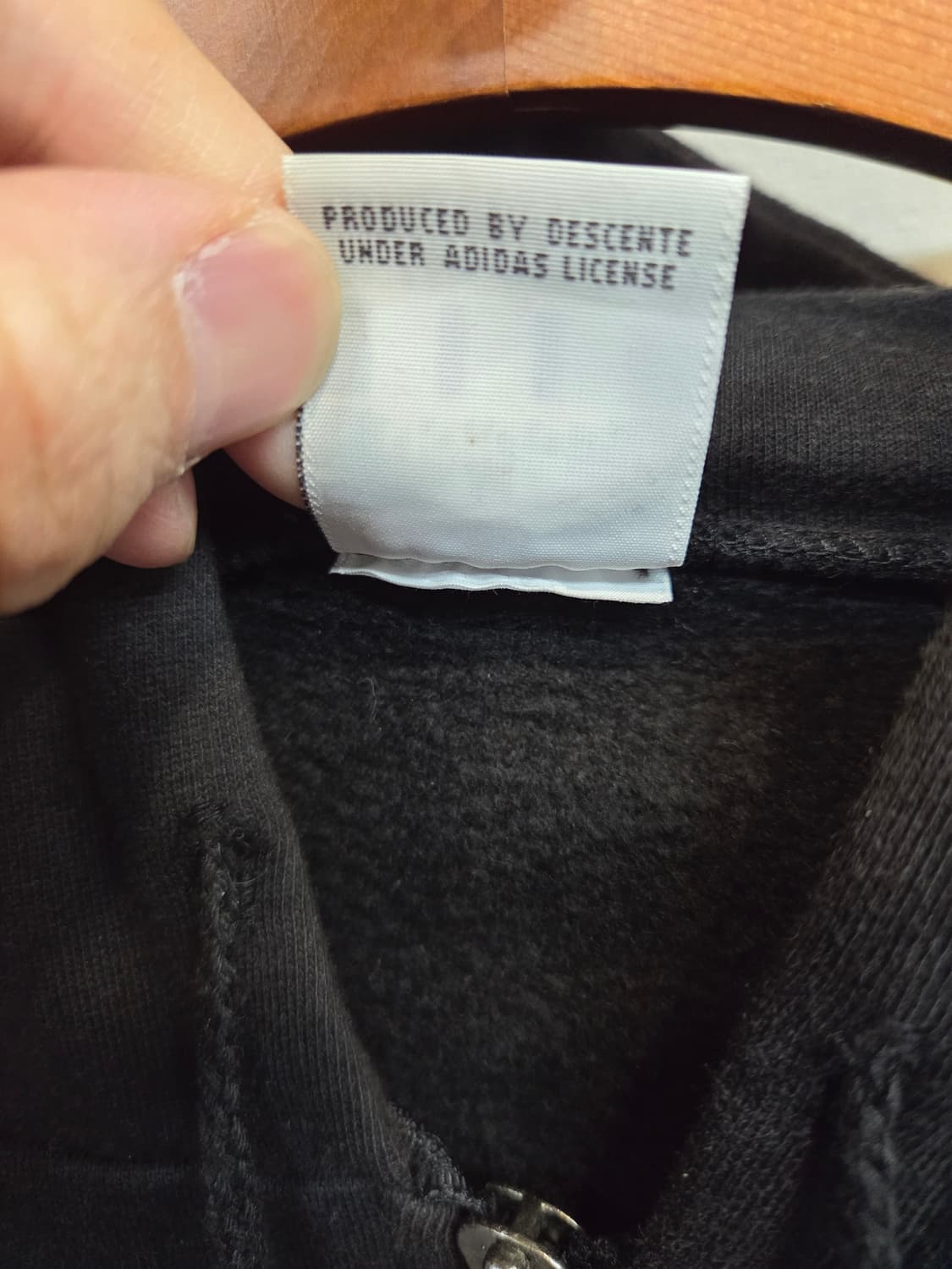 아디다스 올드스쿨 빅트레포일 삼선 기모 후드집업 대략 L 오버핏 상품이미지6