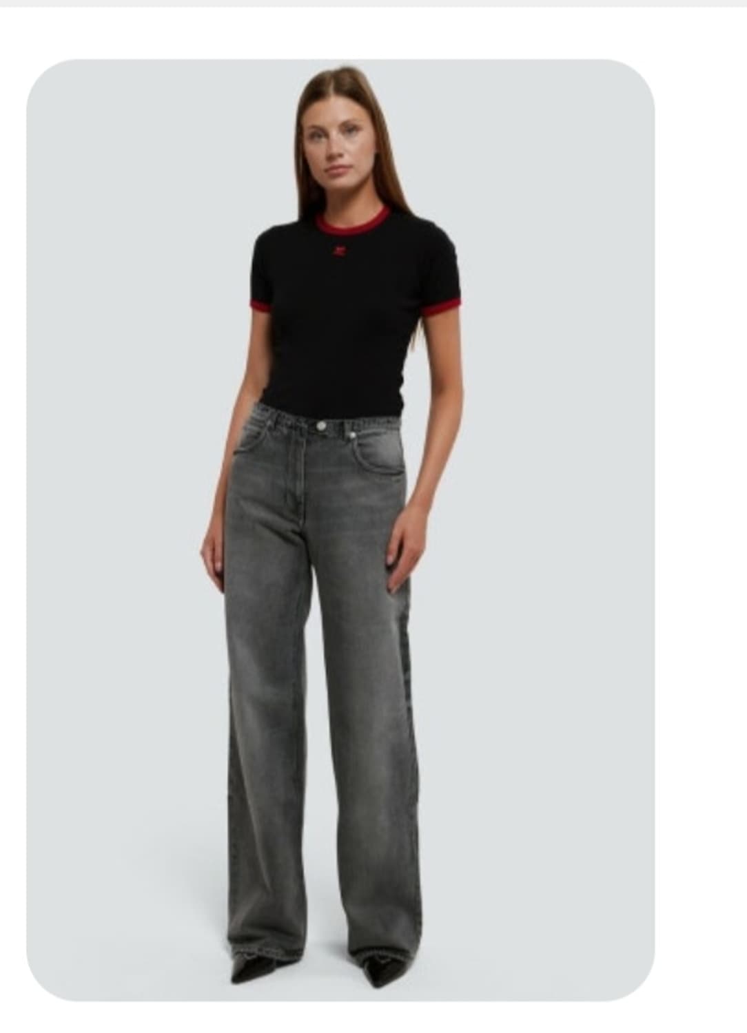 꾸레쥬 Courreges 2023 스트레이트 와이드 팬츠  40사이즈 상품이미지1