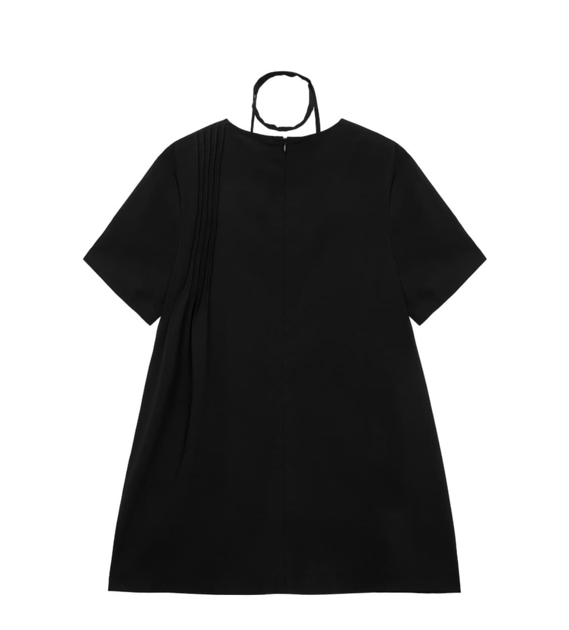 Pleat-Detail Mini Dress 상품이미지4