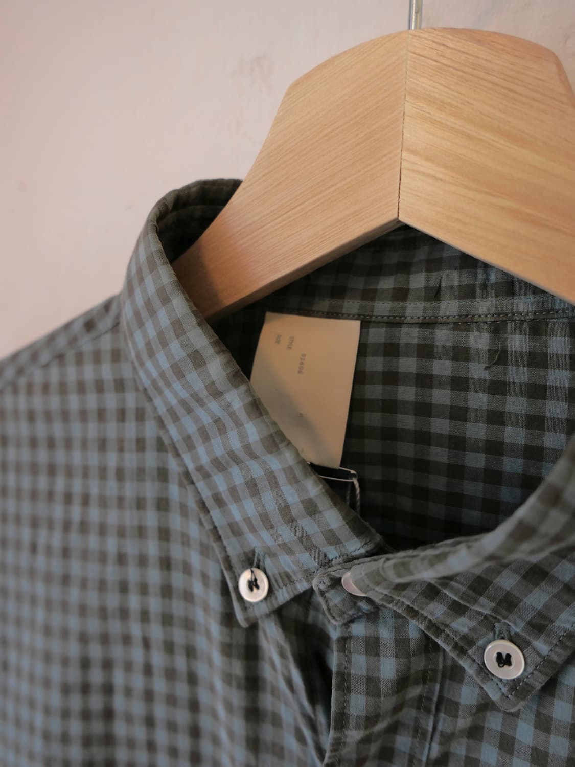 엔할리우드 체크 셔츠 상품이미지3