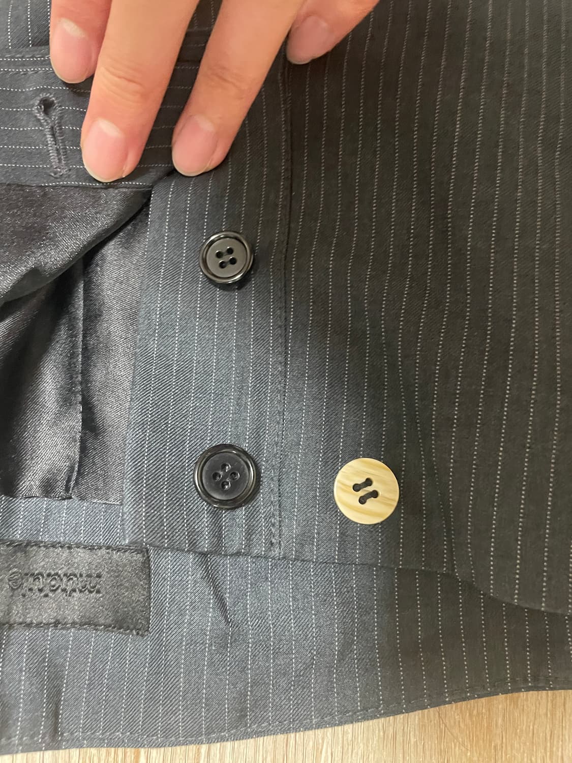 머듈 라운지 스트라이프팬츠 상품이미지3