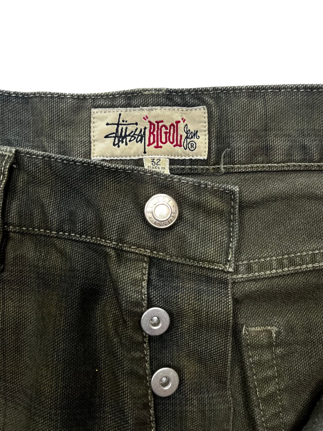 스투시 캔버스 플레이드 빅 올 쇼츠 상품이미지5