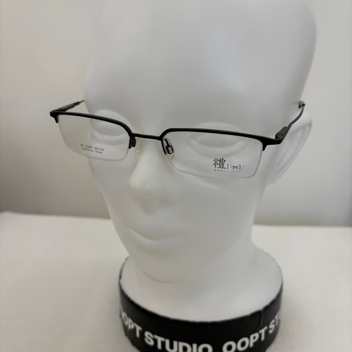 YE 그레이 반무테 빈티지안경 상품이미지6