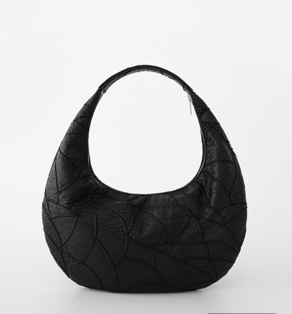 레귤라 REGULAR PATCHWORK HOBO BAG BLACK 상품이미지1