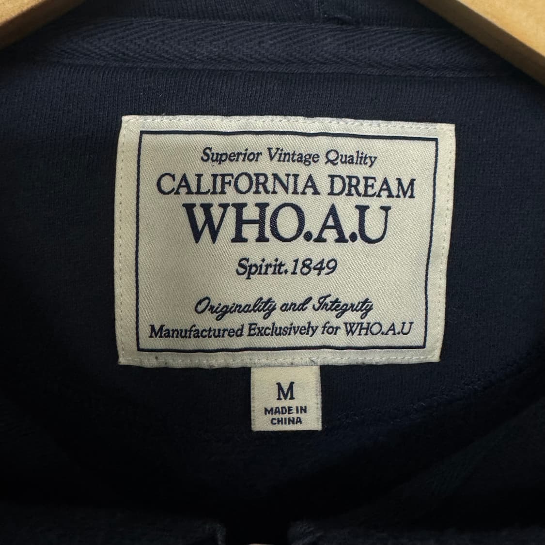 후아유 아치로고 후드집업 상품이미지3