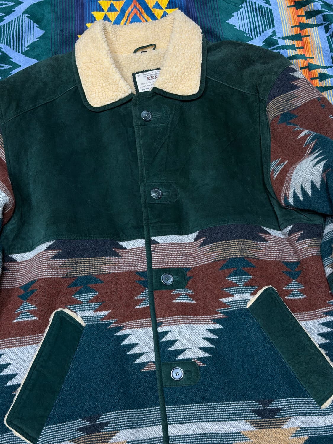 90s Rene native mustang jacket 상품이미지2