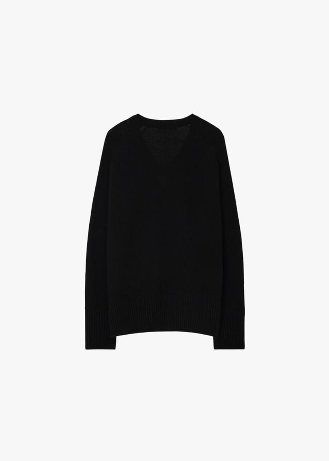 GBH 울 브이넥 스웨터 black 상품이미지4