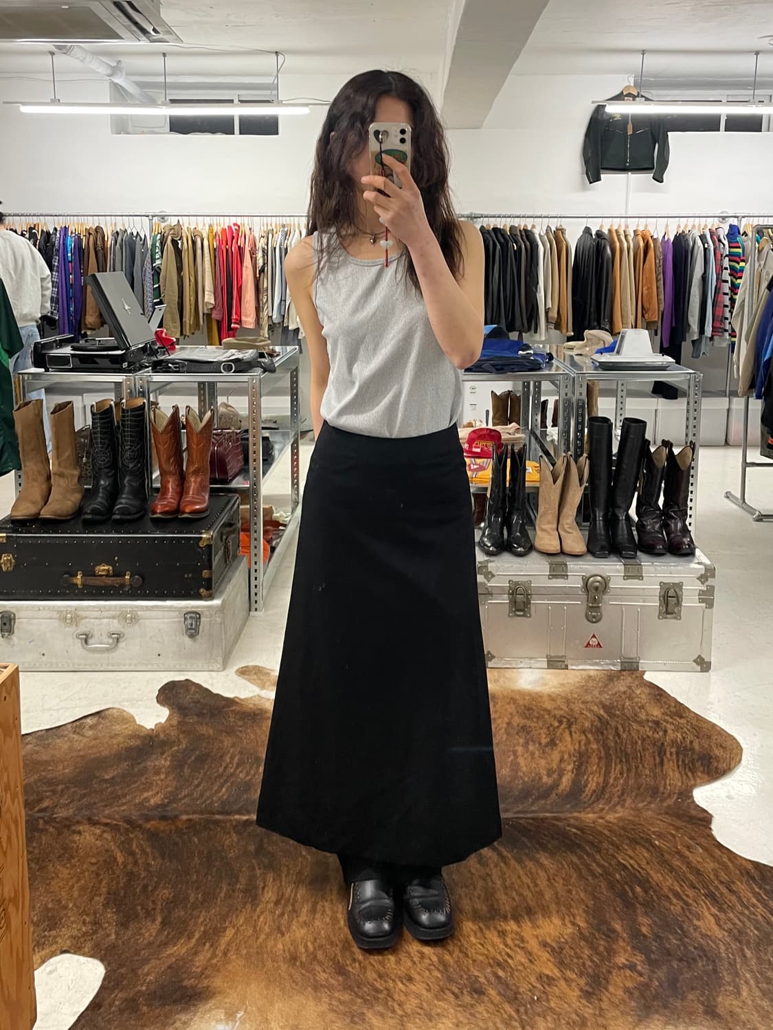 ISSEY MIYAKE long skirt 이세이 미야케 롱 스커트 상품이미지1