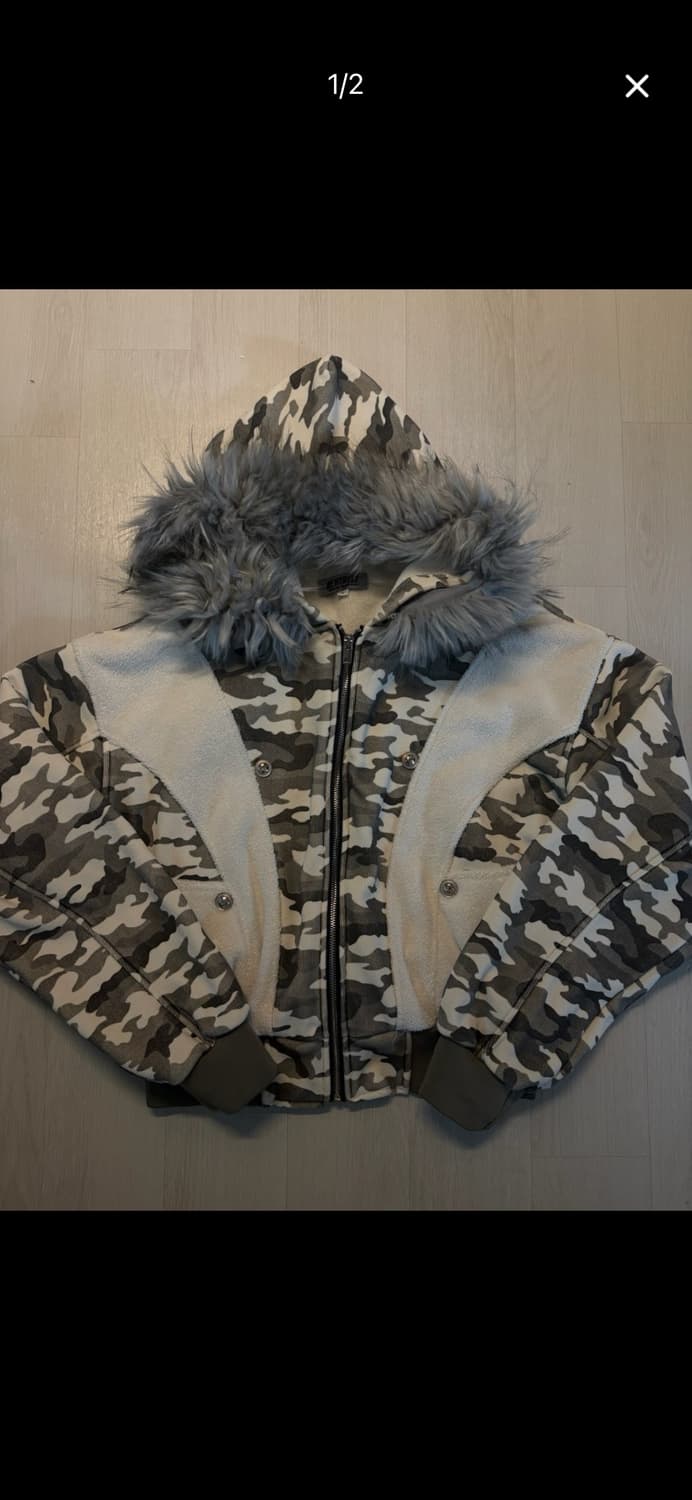 빈티지 카고 퍼 후드 상품이미지1