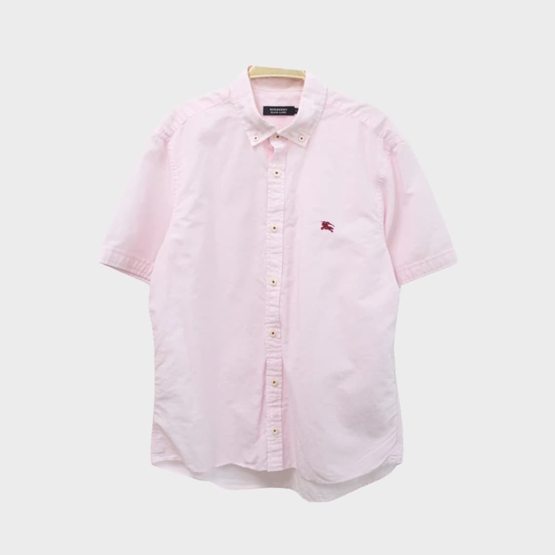 버버리 블랙라벨 린넨혼방 반팔셔츠 66155 상품이미지1