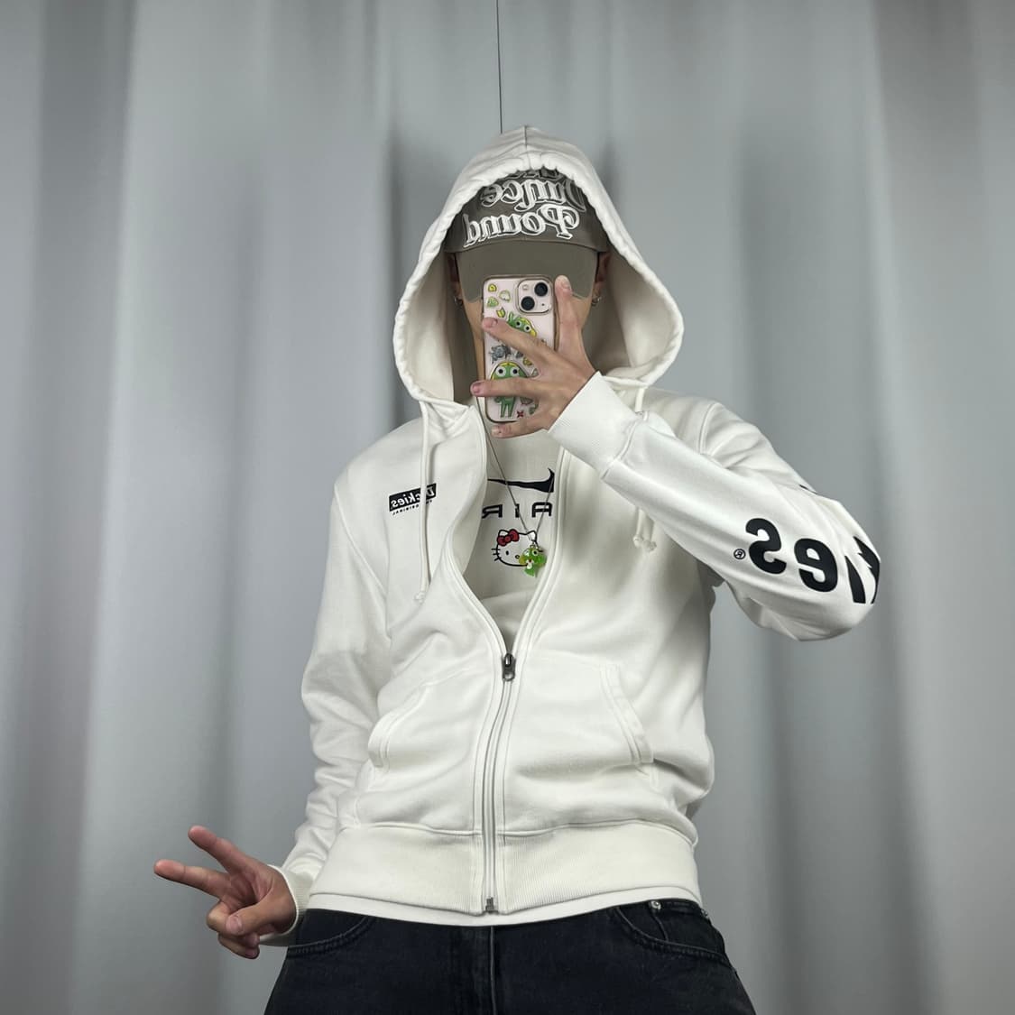 <디키즈 화이트 후드집업> No.1354 상품이미지2