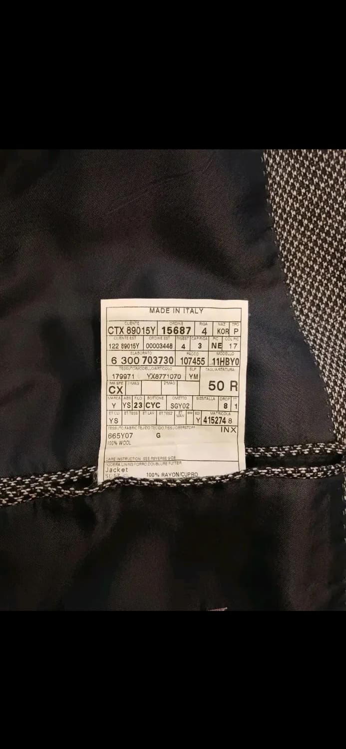 YSL rive gauche 3BUTTONS WOOL BLAZER 상품이미지8