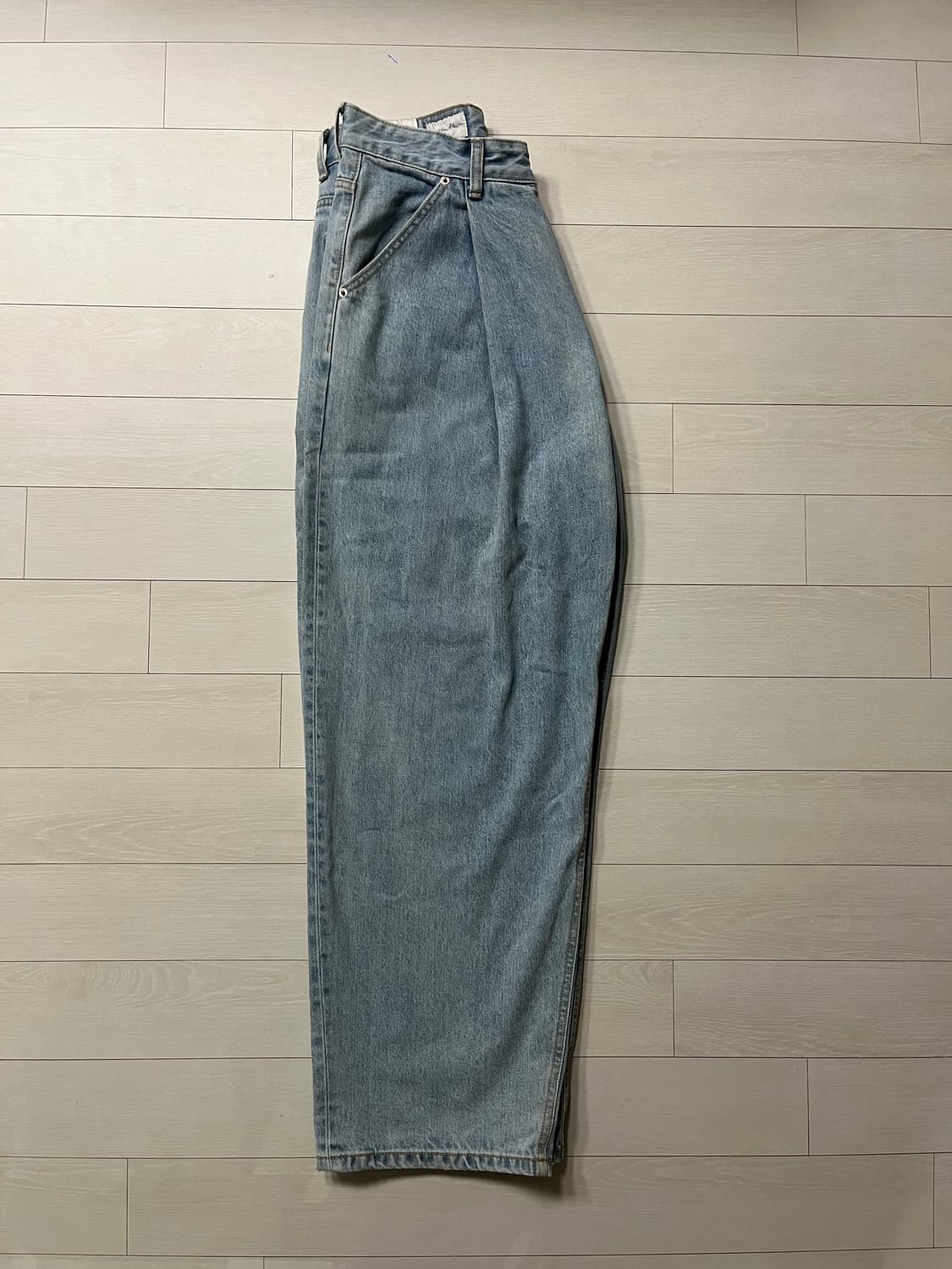 [Youth]Structured Wide Denim Pants ( S) 상품이미지7