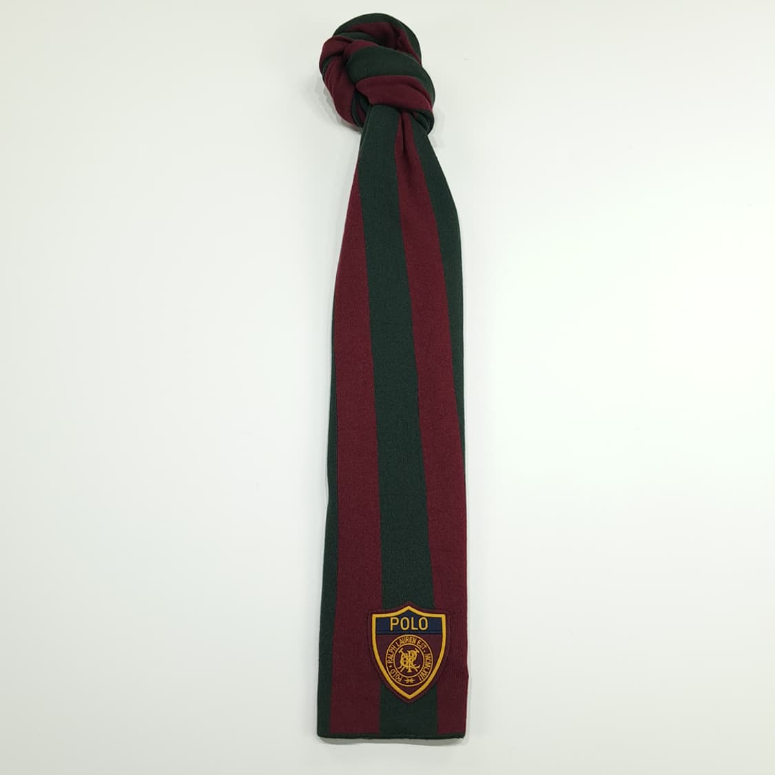MX163 폴로 랄프로렌 크레스트 스트라이프 니트 목도리 머플러 상품이미지4