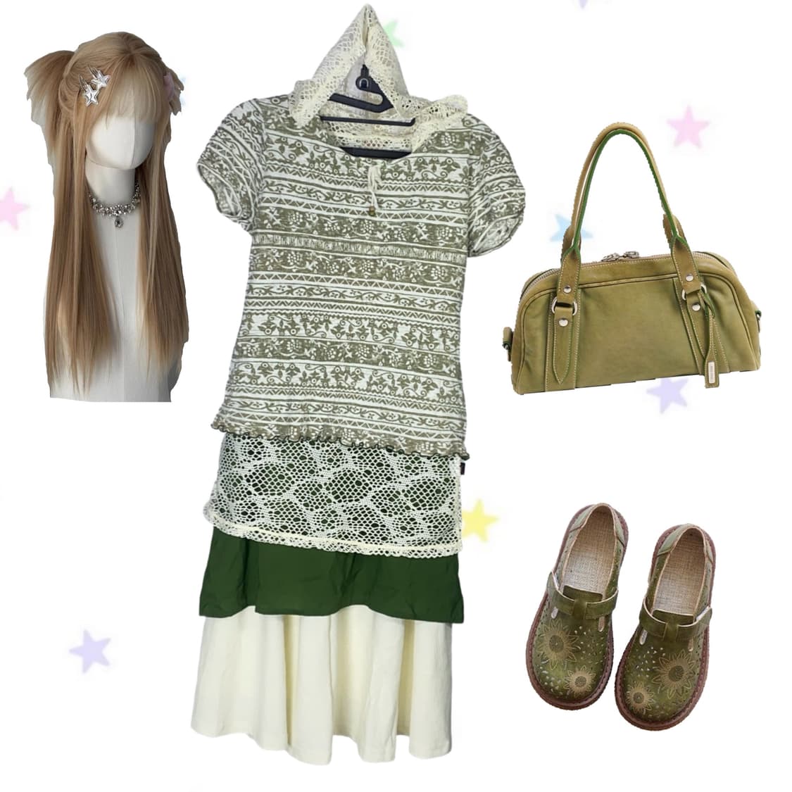 🍒키키의 후드 레이어드💚 set🍒 상품이미지1