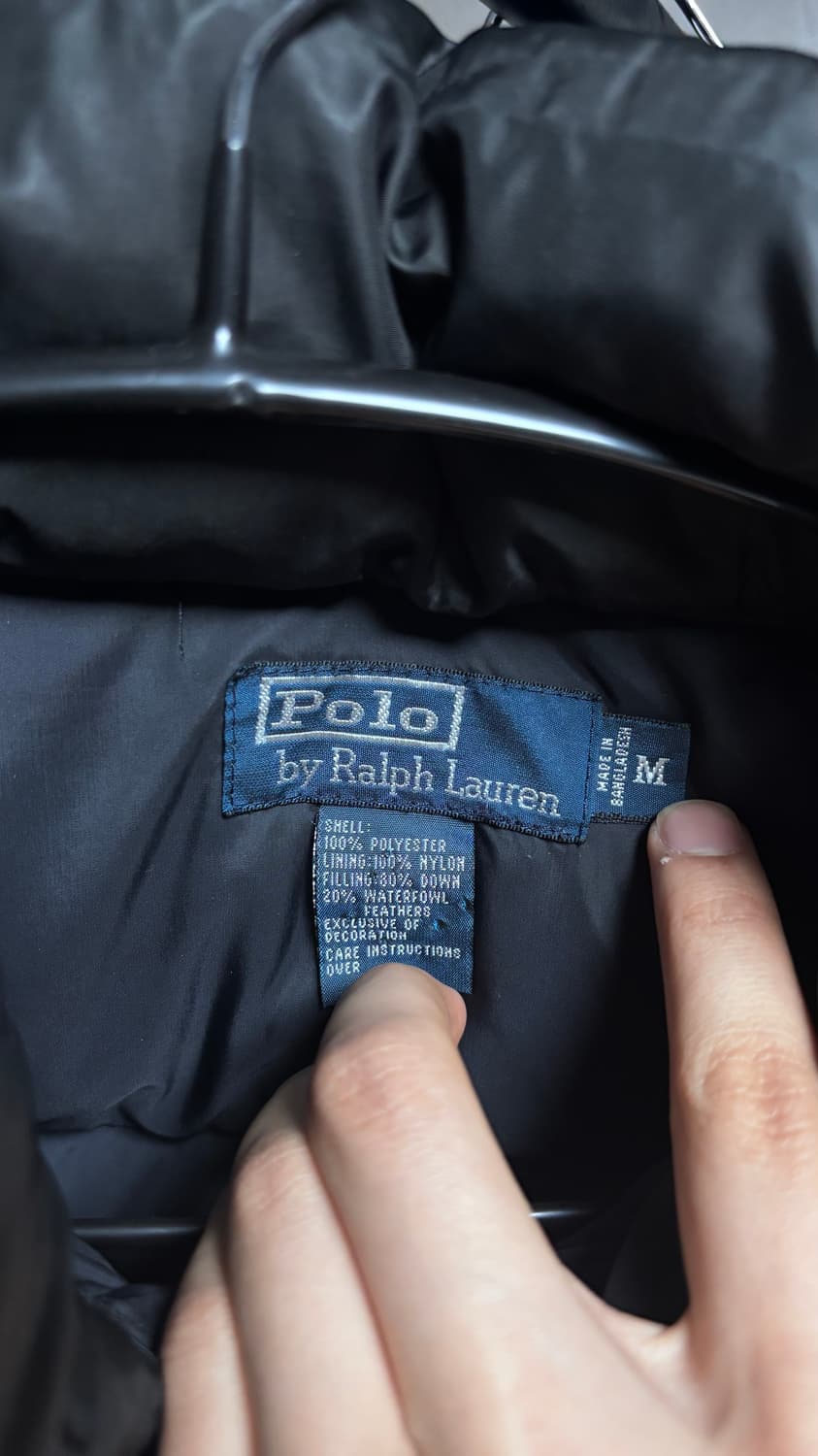 (m)폴로 랄프로렌 블랙 패딩 정품 상품이미지3