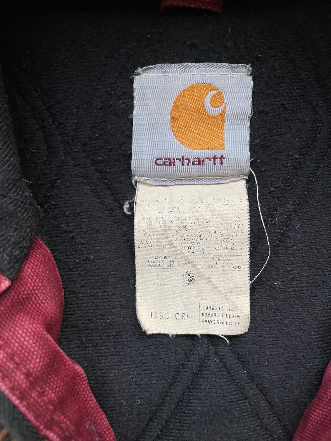 칼하트 j130 CRI 크림슨 액티브 자켓 샌드스톤 상품이미지3