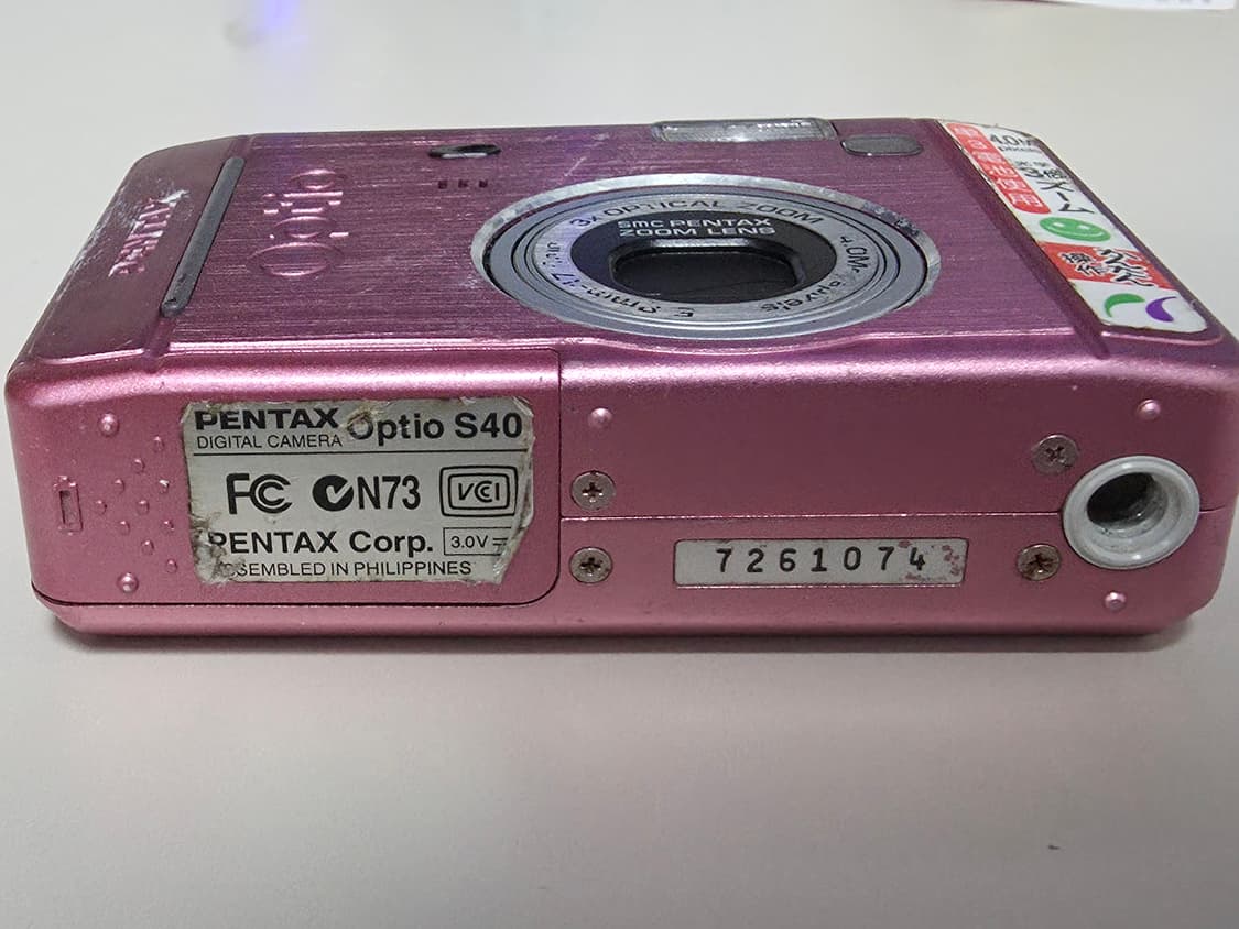 펜탁스 옵티오 S40 빈티지 디지털카메라 상품이미지5