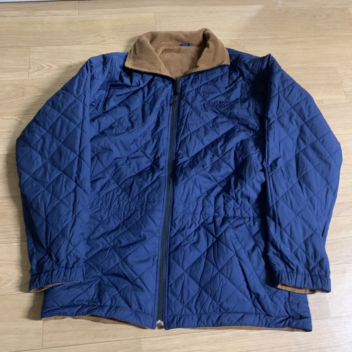 100)L.L.bean 엘엘빈 양면 퀼팅 후리스 자켓 상품이미지1