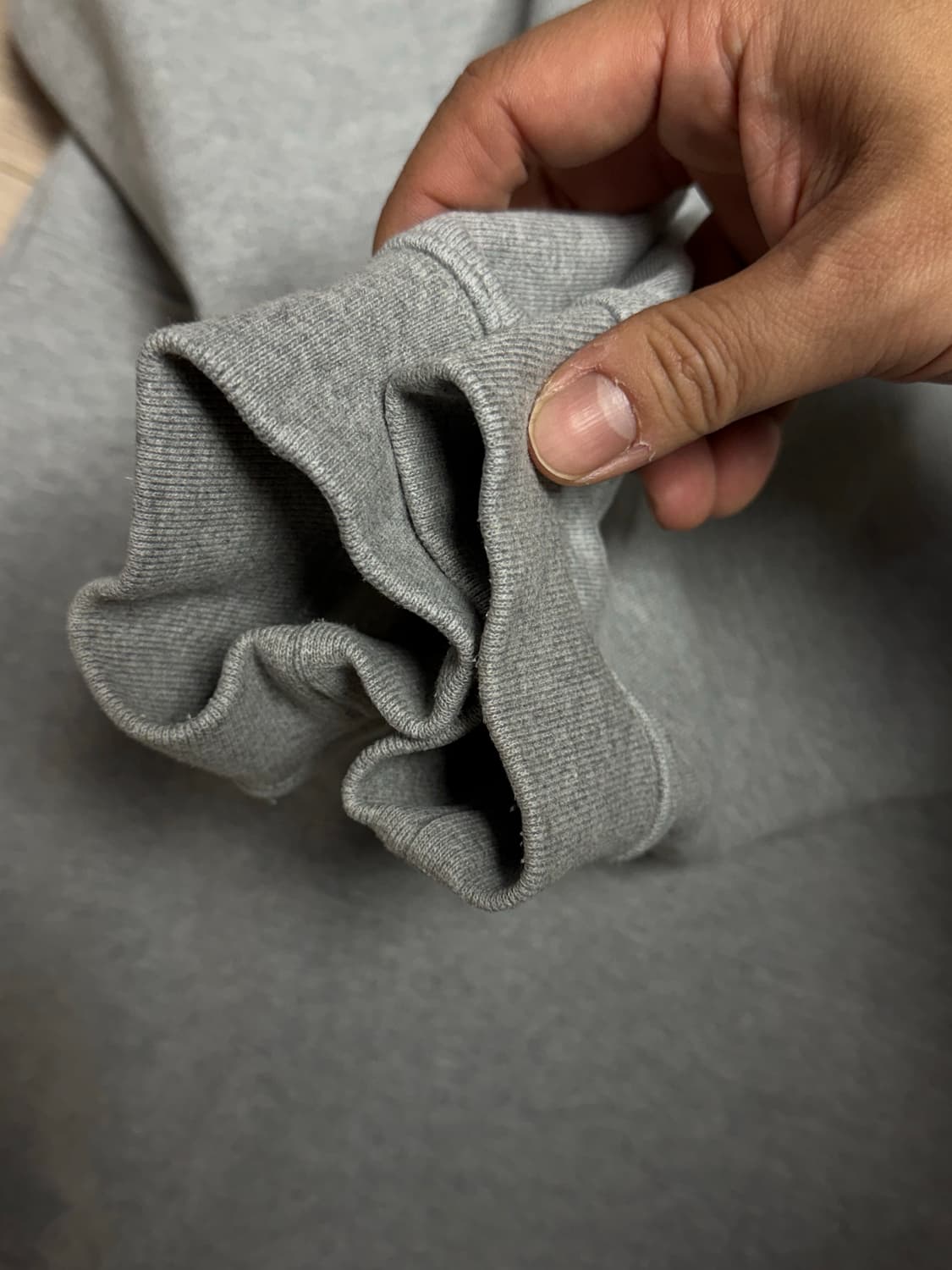 에스피오나지 YCSL 반집업 맨투맨 스웻 그레이 XL 상품이미지3