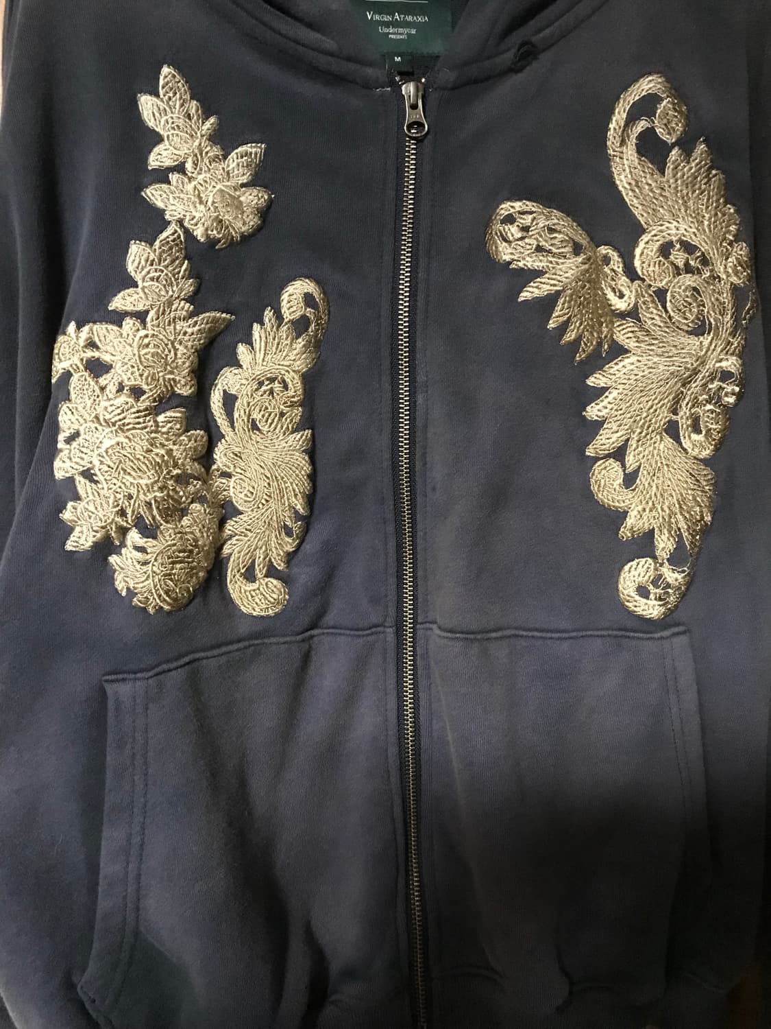 언더마이카 노티카 아플리케 후드 집업 m 상품이미지3