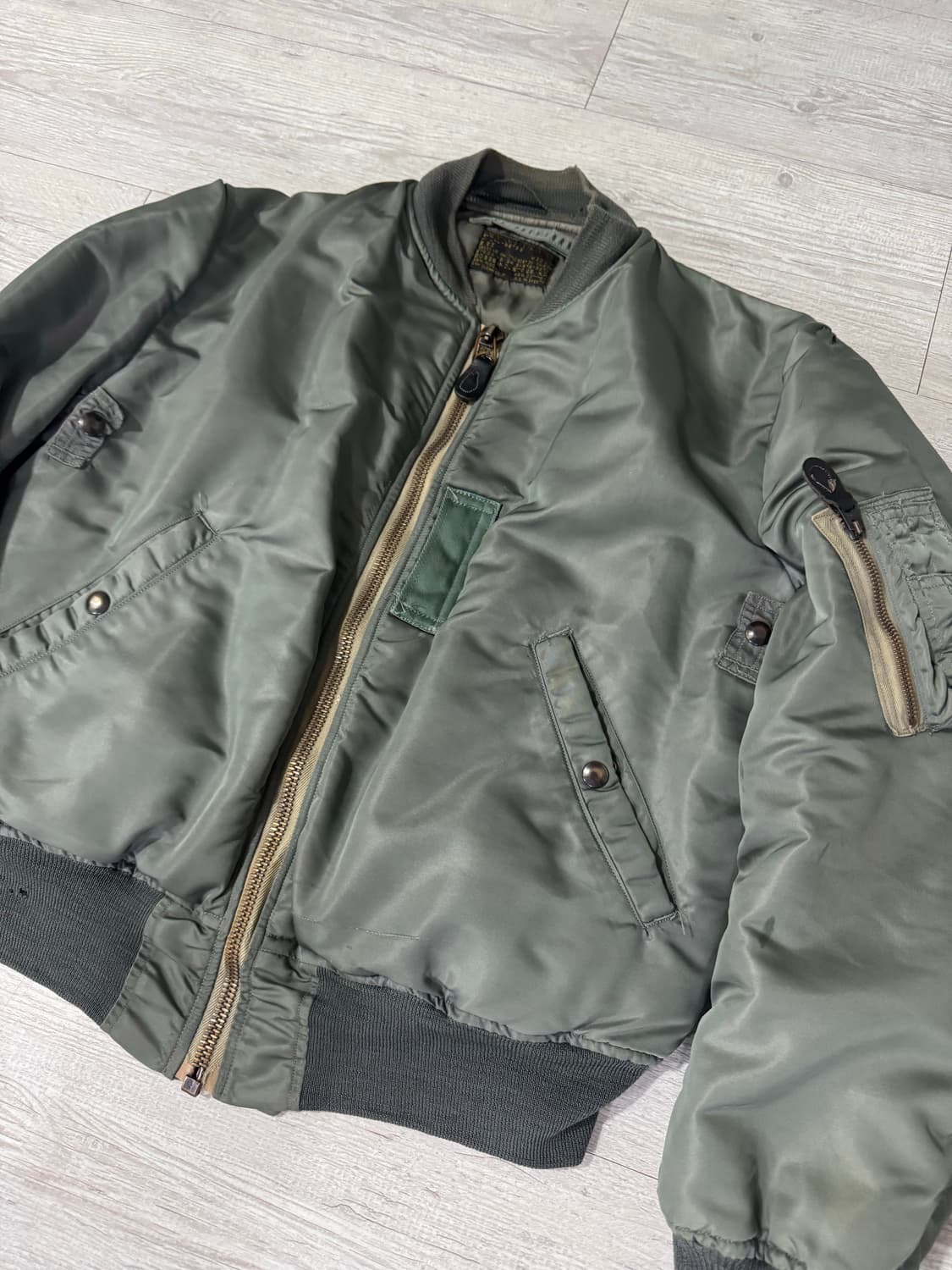 1958y 오리지널 MA1 자켓 / 돕스인더스트리 / M 상품이미지4