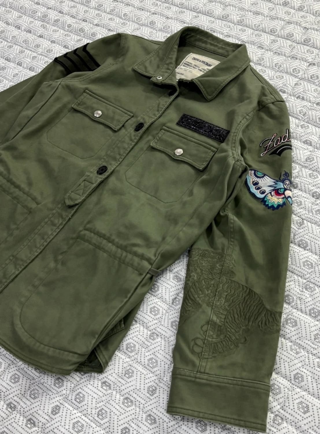 쟈딕 자딕앤볼테르 카키 야상 M 상품이미지3