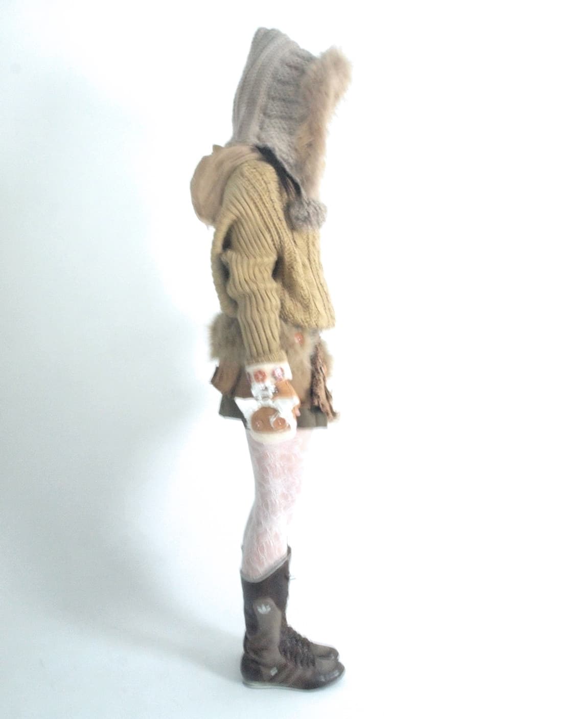 Custom🐾)shearling fur Cat-face glove 상품이미지6