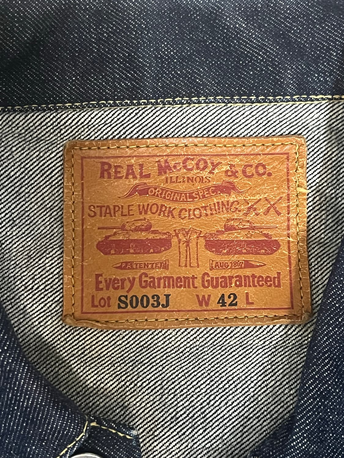 리얼맥코이 청자켓(42) 상품이미지3