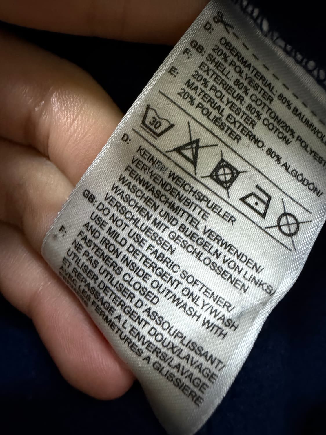 아디다스 빅로고 남빨 후드티 상품이미지3